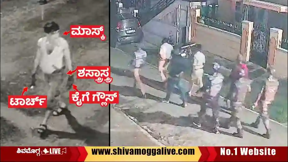 Police-patrol-in-Shimoga-puttappa-camp-area