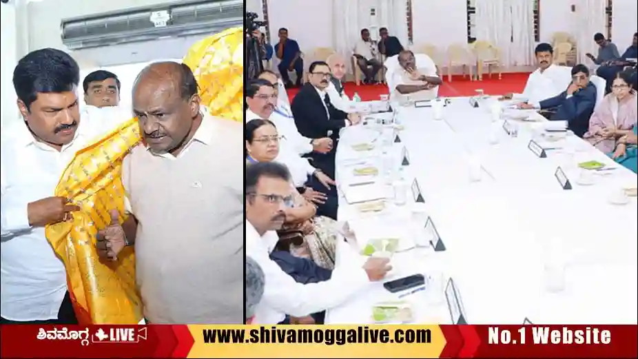 Central-Minister-HD-Kumaraswamy-Visit-VISL-with-BY-Raghavendra