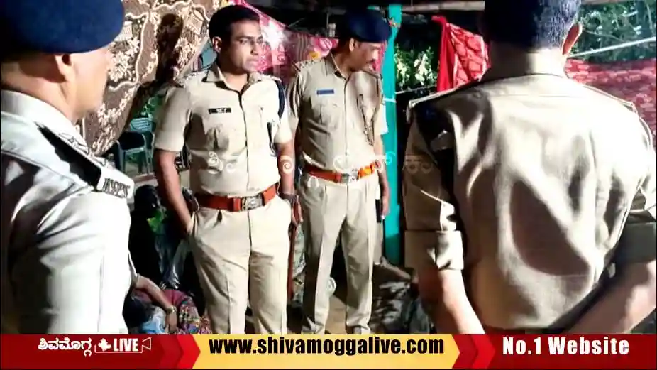 Shimoga-SP-Nikhil-B-visited-holehonnuru