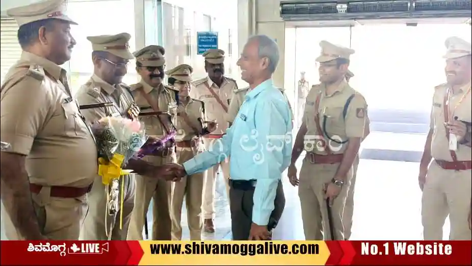 DGP-Prisons-IPS-Officer-Alok-Kumar-visit-to-Shimoga-Airport