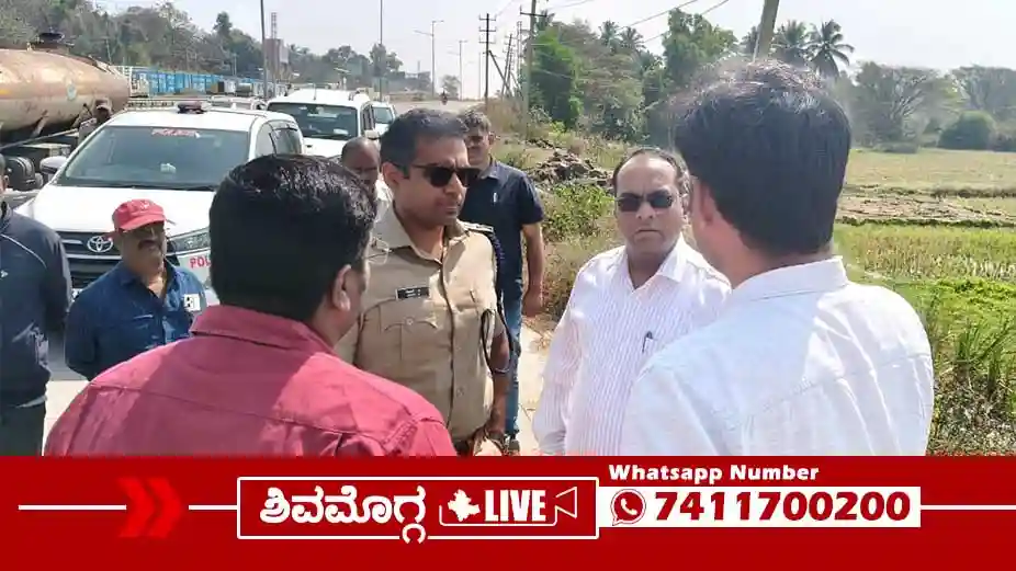 Dc-Visit-machenahalli-in-Shimoga