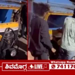 ಶಿವಮೊಗ್ಗದಲ್ಲಿ ಆಟೋ ಪಲ್ಟಿ, ಗ್ಲಾಸ್ ಪೀಸ್ ಪೀಸ್, ಮುಂಭಾಗ ಜಖಂ, ಕಾರಣವೇನು? 3 goods-auto-mishap-due-to-road-humps-in-Shimoga-sharavathi-nagara