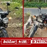 ಸಂತೆಕಡೂರು ಬಳಿ ಅಪಘಾತ, ಓರ್ವ ಸಾವು, ಮತ್ತೊಬ್ಬನ ಕಾಲು ಕಟ್ 12 Royal-enfield-and-splendor-mishap-near-santekadur.
