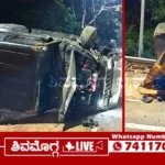 Thar Car-Mishap-on-Near-sigandur-bridge.