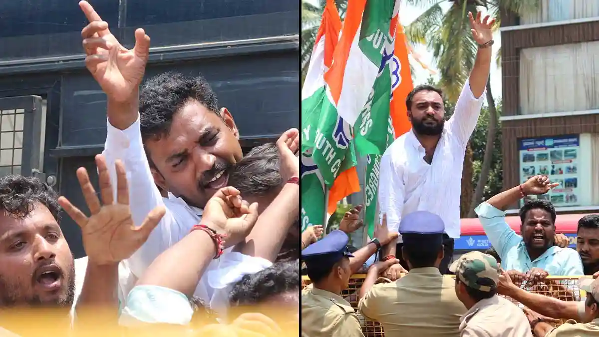 ಶಿವಮೊಗ್ಗದಲ್ಲಿ ಸಂಸದ ರಾಘವೇಂದ್ರ ಮನೆಗೆ ಮುತ್ತಿಗೆ ಯತ್ನ, ಪ್ರತಿಭಟನಾಕಾರರು ಪೊಲೀಸ್‌ ವಶಕ್ಕೆ