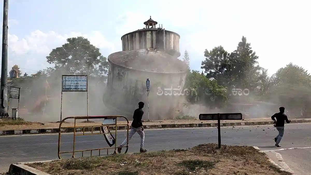ಶಿವಮೊಗ್ಗದ ‘ಡಬಲ್‌ ಟ್ಯಾಂಕ್‌’ ಇನ್ನು ನೆನಪು, ಹಳೆಯ ವಾಟರ್‌ ಟ್ಯಾಂಕ್‌ ಡೆಮಾಲಿಷ್‌, ಕಾರಣವೇನು?