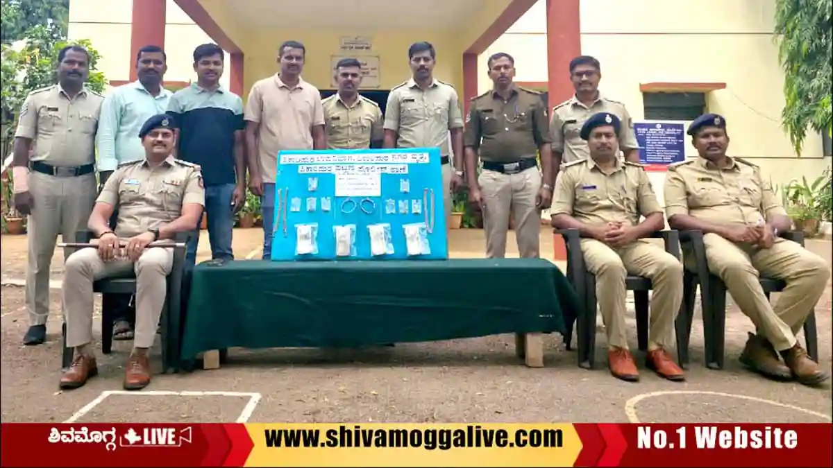 Shikaripura-Police-nab-thief-of-Arasu-Nagara-theft-case