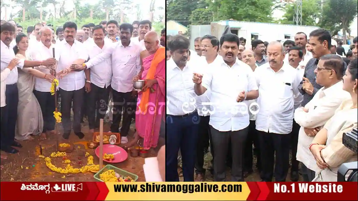 -Shimoga-MP-BY-Raghavendra-lay-foundation-stone-for-railway-under-pass-at-Vidyanagara