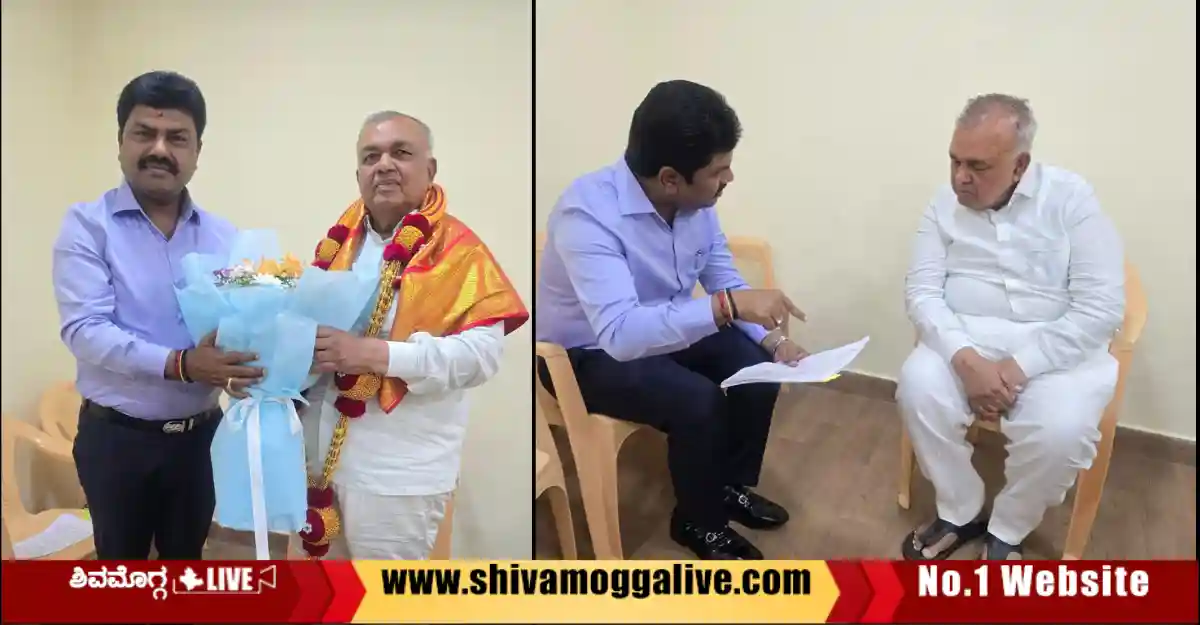 MP-BY-Raghavendra-Meets-Minister-Ramalingareddy-at-Bangalore