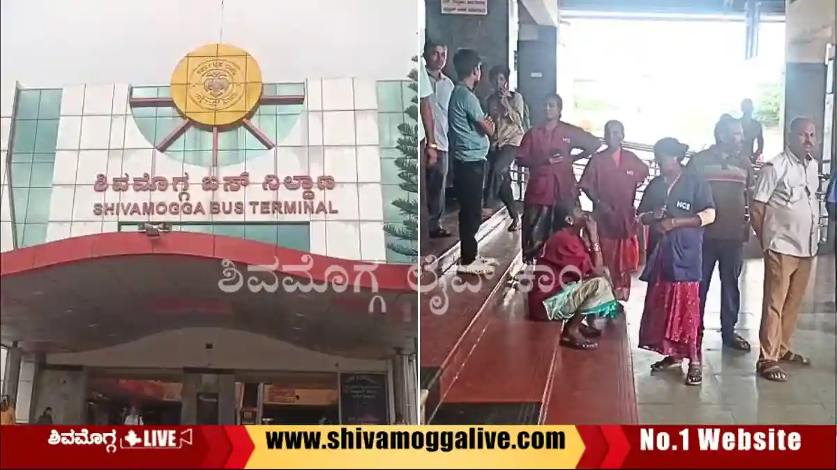 ಶಿವಮೊಗ್ಗ ಬಸ್ ನಿಲ್ದಾಣದಲ್ಲಿ ರಾಮನಗರದ ವ್ಯಕ್ತಿ ನೇಣಿಗೆ ಶರಣು, ಗೊತ್ತಾಗಿದ್ದು ಹೇಗೆ? 1 Ramanagara-Man-ends-life-at-Shimoga-KSRTC-Bus-Stand.