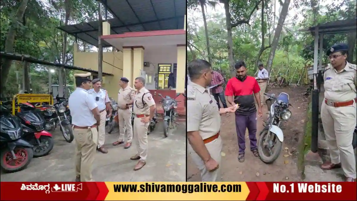 ಭದ್ರಾವತಿಯಲ್ಲಿ ಪೊಲೀಸರ ಕಾರ್ಯಾಚರಣೆ, 35 ವಾಹನಗಳ ಮಾಲೀಕರ ವಿರುದ್ಧ ಕ್ರಮ