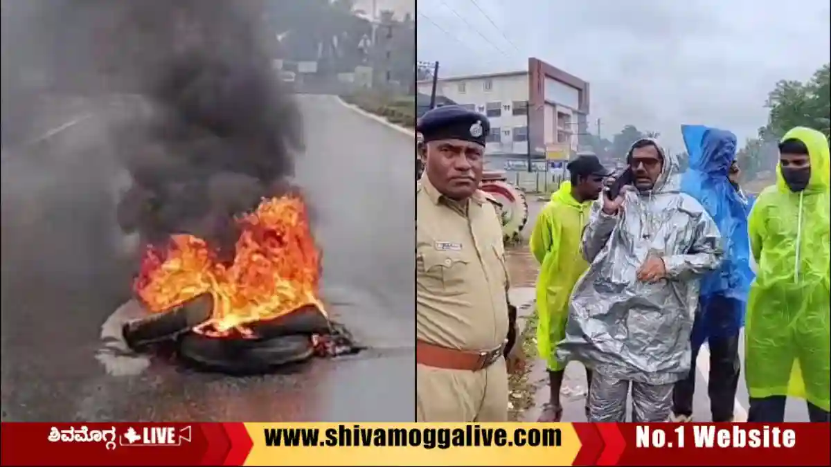 Beluru-Gopalakrishna-followers-protest-in-Sagara.