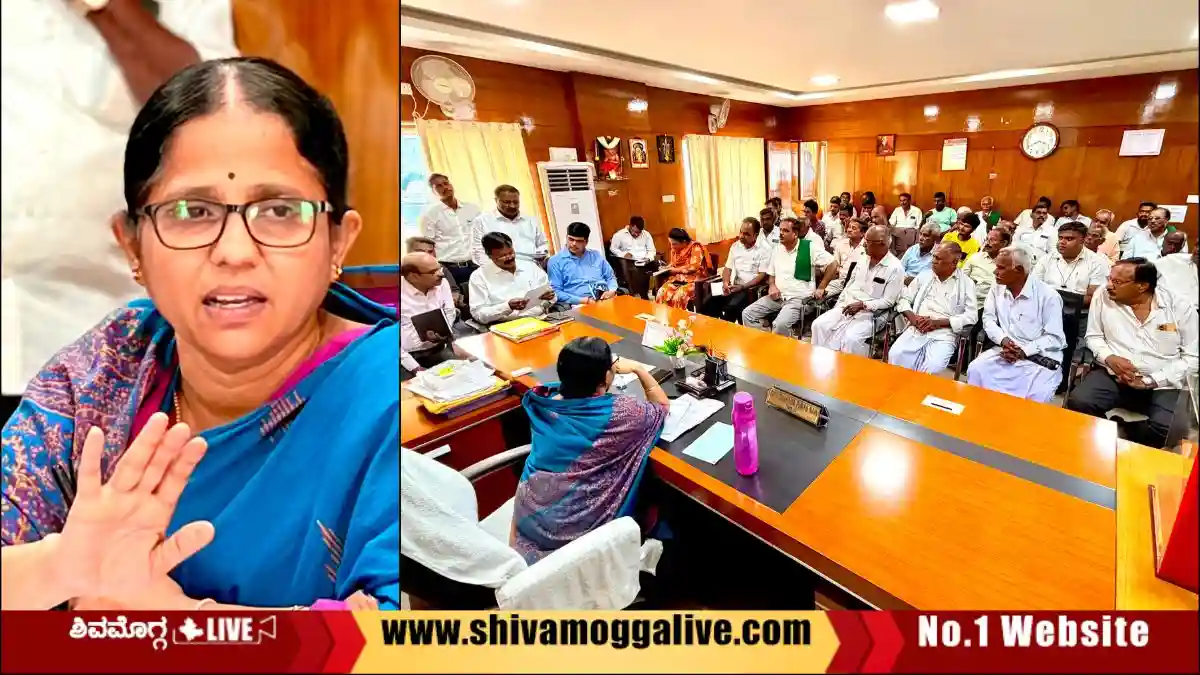 ತುಂಗಾ, ಹೊಸಹಳ್ಳಿ ಏತ ನೀರಾವರಿ ಯೋಜನೆ, ಅಧಿಕಾರಿಗಳಿಗೆ ಶಾಸಕಿ ಪ್ರಮುಖ ಸೂಚನೆ, ಏನದು? 1 MLA-Sharadha-Puryanaik-Holds-meeting-at-her-office-in-Shivamogga