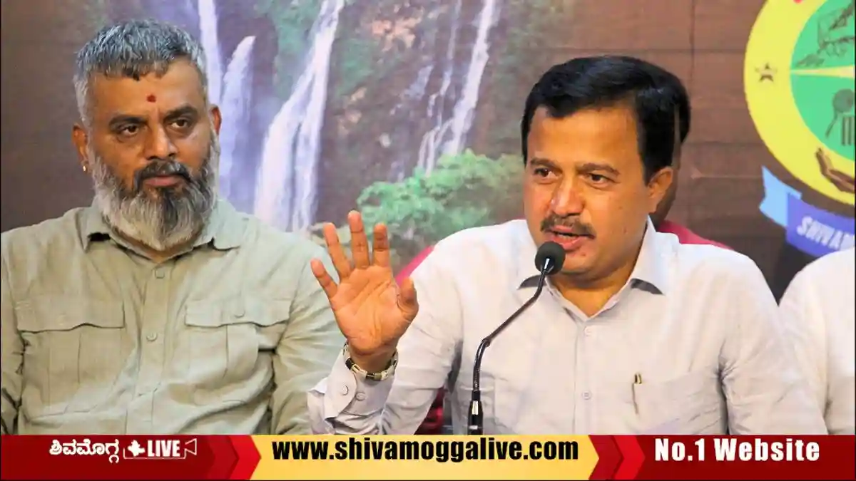 ಗೋಪಿ ಸರ್ಕಲ್ನಲ್ಲಿ ನಡುರಾತ್ರಿವರೆಗೆ ಕಾರ್ಯಕ್ರಮ, ಬಳಿಕ ಸಂಭ್ರಮ, ಹೇಗಿರುತ್ತೆ ಪ್ರೋಗ್ರಾಂ ಸ್ವರೂಪ? 1 C-S-Shadakshari-Press-Meet-about-Sankapla-Shivamogga-Event