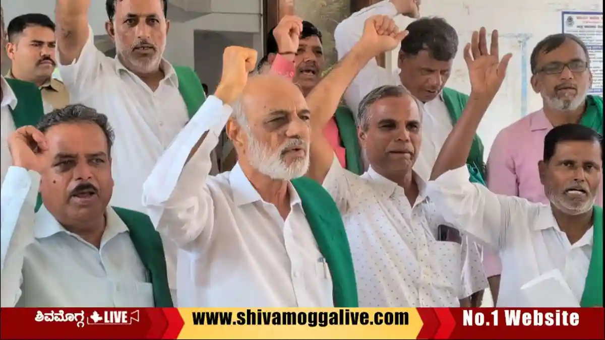 Farmers-Protest-for-Kaveri-Water-in-Shivamogga