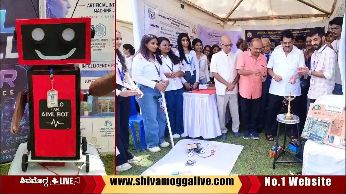 ನೂತನ ವಿದ್ಯಾರ್ಥಿಗಳನ್ನು ಸ್ವಾಗತಿಸಿದ ರೋಬೋಟ್, JNNCEಯಲ್ಲಿ ವಿಭಿನ್ನ ವೆಲಕಮ್, ಹೇಗಿತ್ತು? 3 ನೂತನ ವಿದ್ಯಾರ್ಥಿಗಳನ್ನು ಸ್ವಾಗತಿಸಿದ ರೋಬೋಟ್, JNNCEಯಲ್ಲಿ ವಿಭಿನ್ನ ವೆಲಕಮ್, ಹೇಗಿತ್ತು?