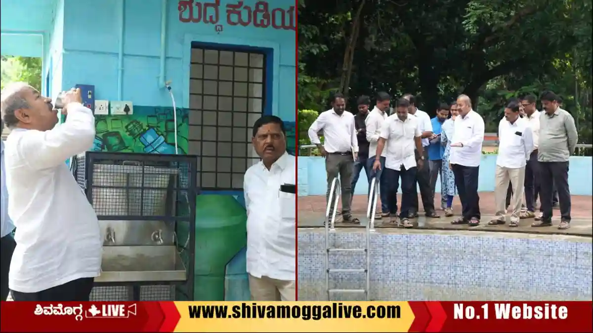 MLA-Channabasappa-Visit-Gandhi-Park-in-Shivamogga