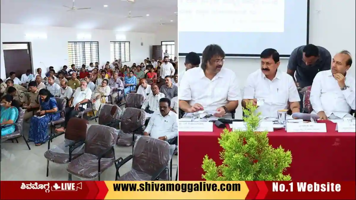 ತೀರ್ಥಹಳ್ಳಿಯಲ್ಲಿ ಸಚಿವ ಮಧು ಬಂಗಾರಪ್ಪ ಸಭೆ, ತಹಶೀಲ್ದಾರ್, ಅಧಿಕಾರಿಗಳಿಗೆ ಪ್ರಮುಖ ಸೂಚನೆ, ಏನೆಲ್ಲ ಹೇಳಿದರು? 1 Minister-Madhu-Bangarappa-meeting-at-Thirthahalli-taluk-office