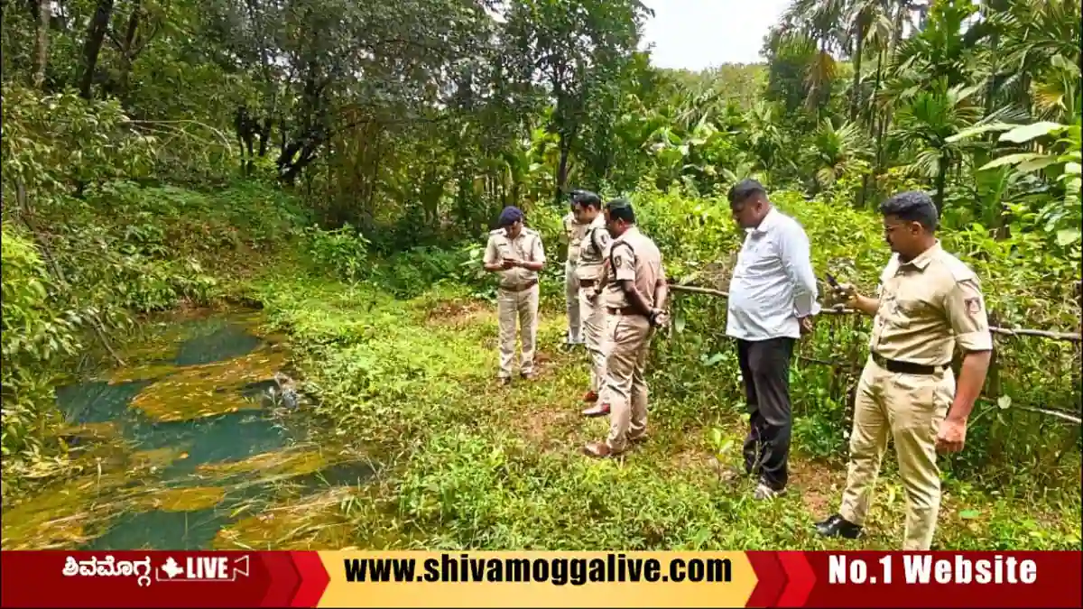 ತಂದೆಯನ್ನು ಕೊಂದು ಮೃತದೇಹವನ್ನು ಬಾವಿಗೆ ಎಸೆದ ಮಗ, ಹತ್ಯೆಗೆ ಕಾರಣವೇನು? 1 SP-Nikhil-B-Visits-Bykodu-Spot