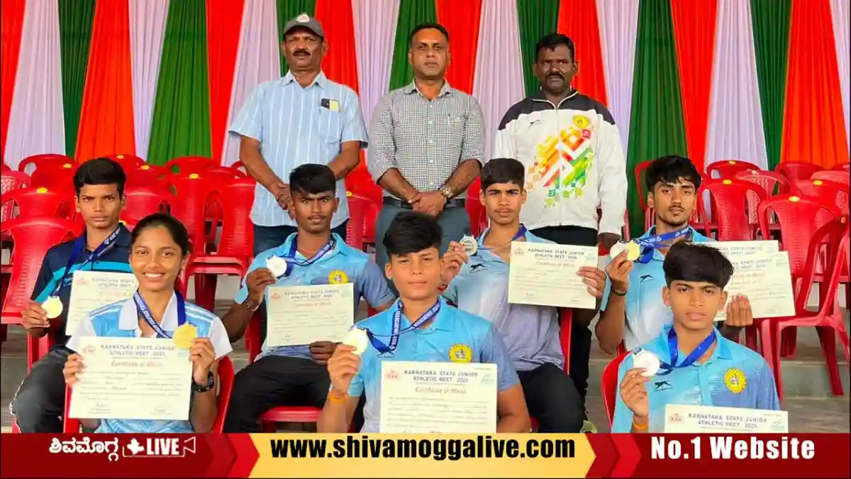 ಬೆಂಗಳೂರಿನಲ್ಲಿ ದಾಖಲೆ ನಿರ್ಮಿಸಿ ಪದಕ ಗೆದ್ದ ಶಿವಮೊಗ್ಗದ ಕ್ರೀಡಾಪಟುಗಳು