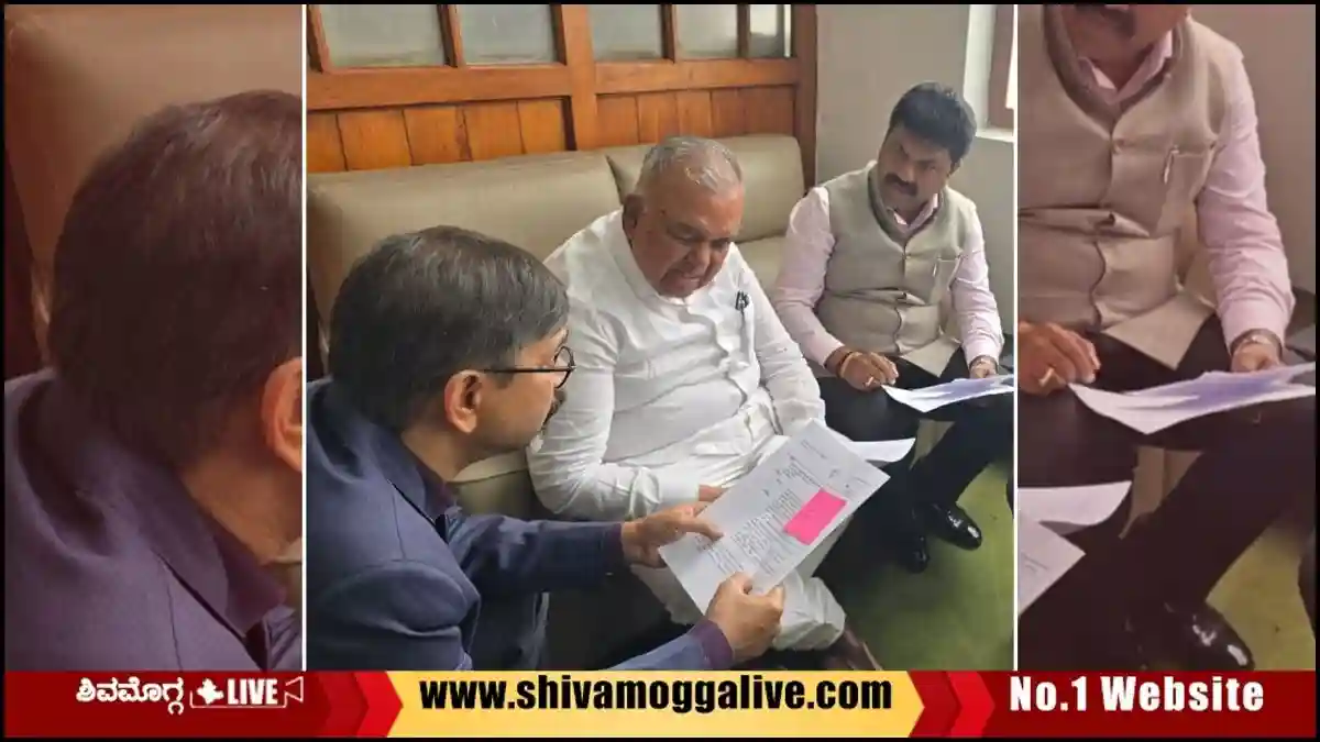 Shivamogga-MP-BY-Raghavendra-Meets-Forest-Minister-Ramalinga-Reddy