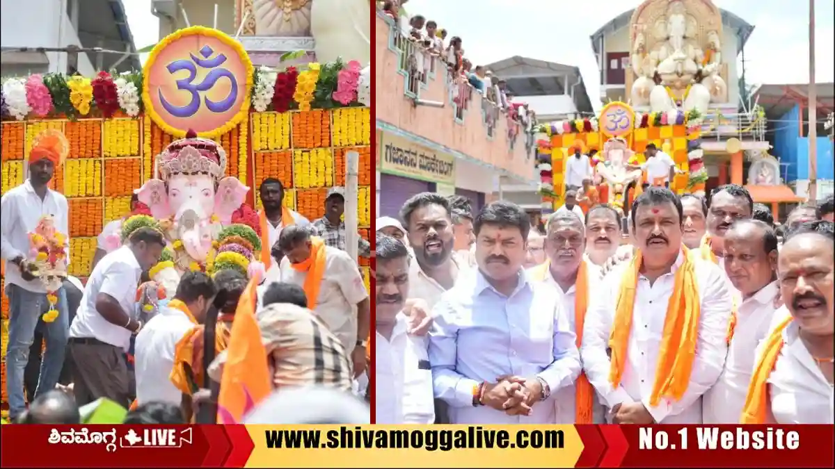 Hindu-Mahasabha-Ganesha-Procession-at-Bhadaravathi