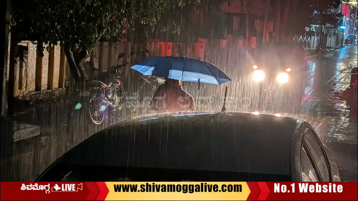 Rainfall-In-Shivamogga-City