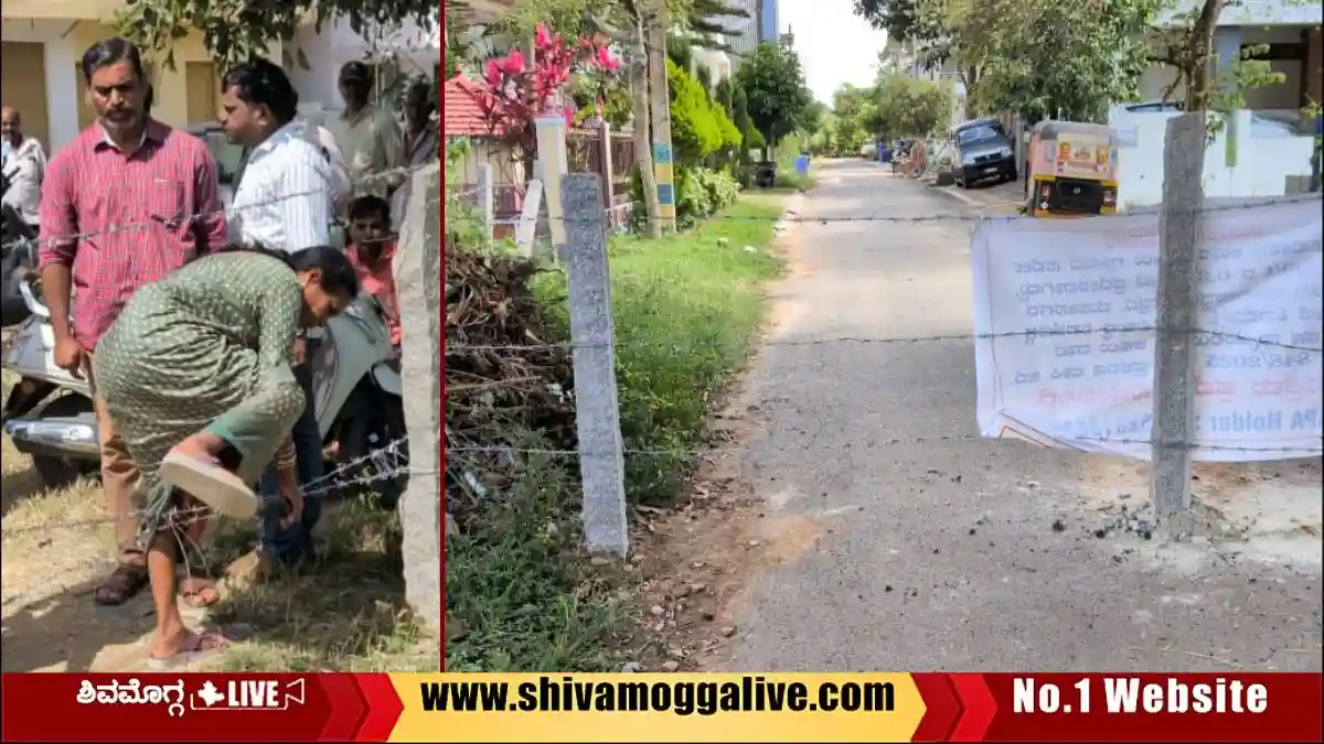 fencing-dispute-in-Jyothi-Nagara-in-Shimoga