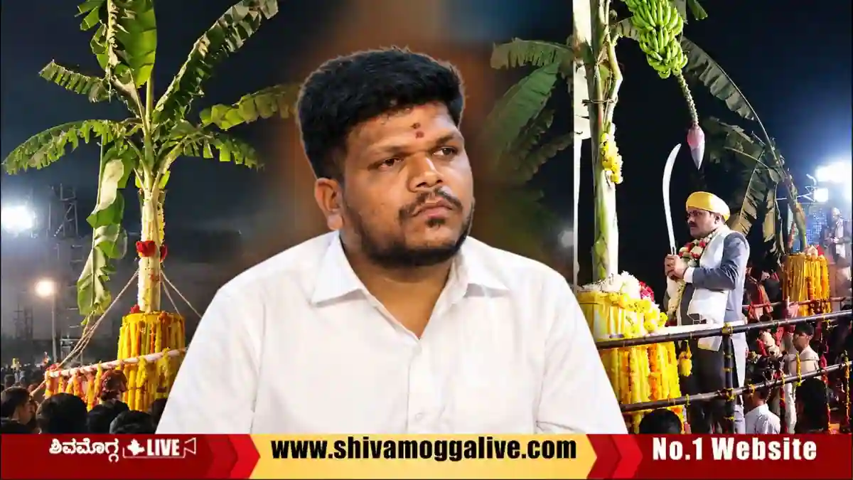 ಬನ್ನಿ ಮಂಟಪದ ಮೇಲೆ ರಾಜಕೀಯ ಶಕ್ತಿ ಪ್ರದರ್ಶನ, ಕಡಿವಾಣಕ್ಕೆ ಒತ್ತಾಯ, ಕಾನೂನು ಕ್ರಮದ ಎಚ್ಚರಿಕೆ 1 Bajarangadal-Leader-and-Advocate-Suresh-Babu-speaks-about-Banni-mantapa