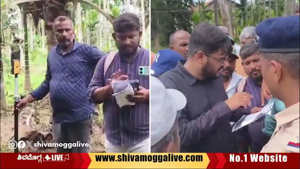 ಭದ್ರಾವತಿಯಲ್ಲಿ ತಹಶೀಲ್ದಾರ್ ನೇತೃತ್ವದಲ್ಲಿ 98 ಎಕರೆ ಜಮೀನು ಸರ್ವೆ, ಗಡಿ ಗುರುತು 1 Bhadravathi-Kachagondanahalli-98-acres-Survey