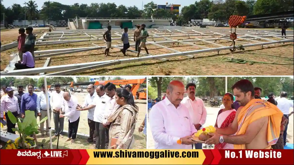 Dasara-Stage-at-Allamaprabhu-Ground-in-Shivamogga