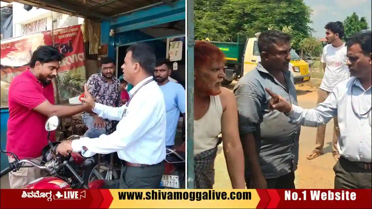 ಹೊಳೆಹೊನ್ನೂರಿನಲ್ಲಿ ಅಂಗಡಿಗಳು, ಹೊಟೇಲ್ಗಳ ಮೇಲೆ ದಿಢೀರ್ ದಾಳಿ, ಏನೇನೆಲ್ಲ ಪತ್ತೆಯಾಯ್ತು? 1 Holehonnuru-Pattana-Panchayath-officals-sudden-raid-on-shops