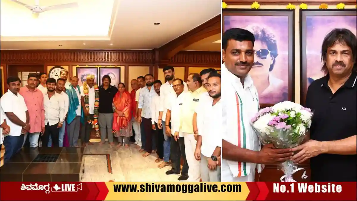ಬೆಂಗಳೂರಿನಲ್ಲಿ ಮಿನಿಸ್ಟರ್ ಭೇಟಿಯಾದ ಸೂಡಾ ಅಧ್ಯಕ್ಷ, ಸಚಿವರು ಏನೆಲ್ಲ ಸಲಹೆ ನೀಡಿದರು? 1 Minister-Madhu-Bangarappa-Honors-Suda-President-Madhusudhan