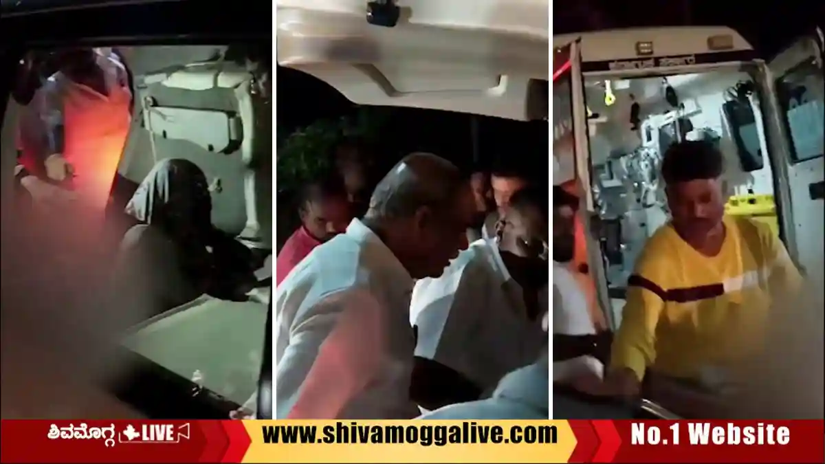 Sringeri-MLA-TD-Rajegowda-Helps-a-road-accident-injured-person
